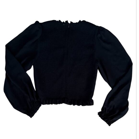 Wilfred Aritizia Black Long Sleeve Blouse Size Small - Picture 4 of 8